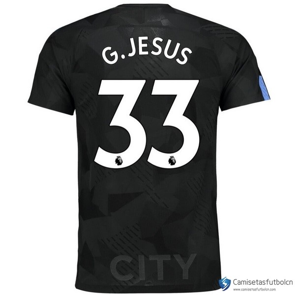 Camiseta Manchester City Tercera equipo G.Jesus 2017-18